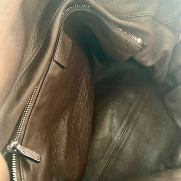 Authentic GUCCI Ramble original gg canvas and Brown leather layered tote - Picture 10 of 16